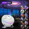 Smart Galaxy 13-In-1 Starry Sky Projector, Interchangeable Slides Ambient Night Light, Dimmable Nightlight, Star Light Projector for Bedroom, Game Room, Home Party Decoration, Nebula Star Projector, Ideal Gift, Star Projection Light #GLOBAL PICKS