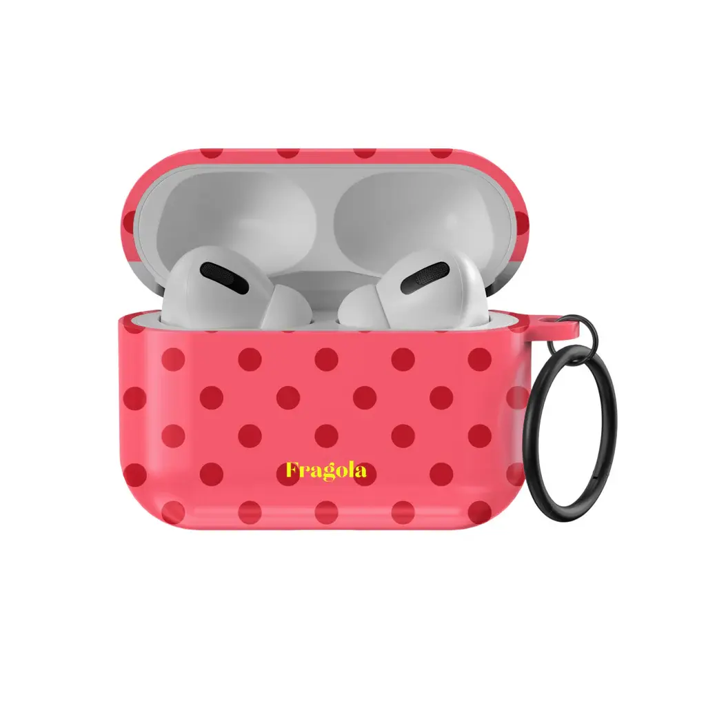 CUPCAKE with Fragola  AirPods Case, Trendy Airpods Case for all Airpods Gen 1 2 3 4 & Pro 1, 2, 3 Aesthetic Air Pods Case Cover Protective