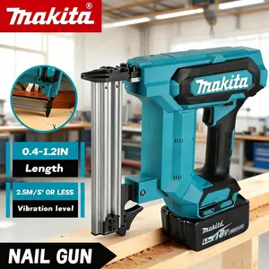 Makita F30 Cordless Electric Impact Nail Gun, suitable for 0.4-1.2 inch straight nails, compatible with 18V batteries, woodworking, construction, or DIY tools, highly efficient and stable.