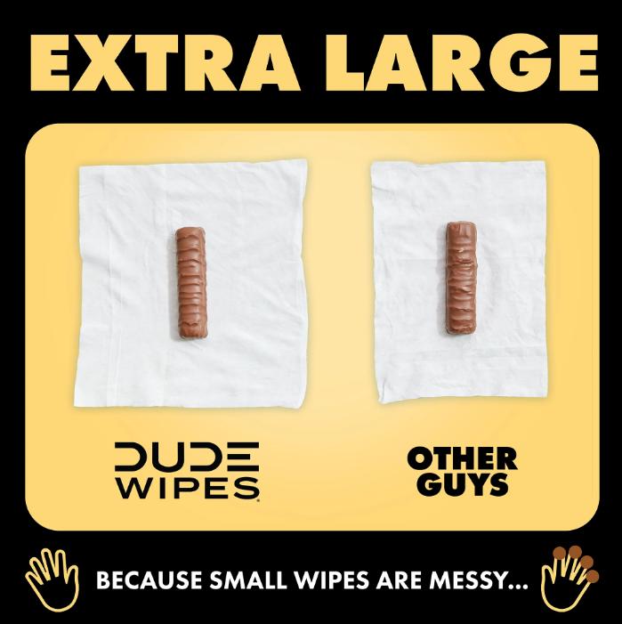 Flushable Wipes, Extra Large Shea BUTTer Smooth Wet Wipes, 144 Count