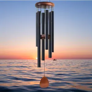 Music Wind Chime Aluminum Alloy Wind Chime Hanging Decoration Memorial Wind Chime for Home Decor Outdoor Wind Chimes