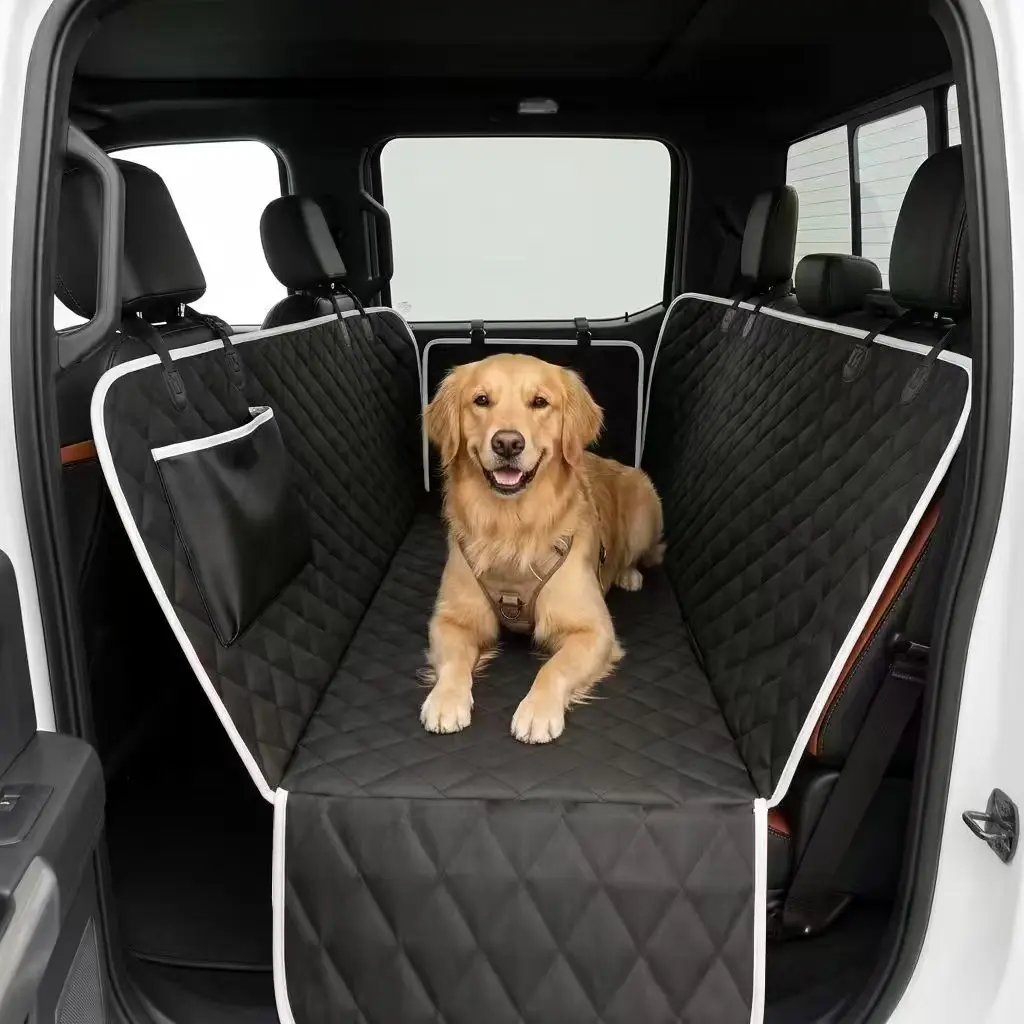 Dog Car Seat Cover,Waterproof Car Seat Covers for Dogs,Hammock Heavy Duty Scratch Proof Nonslip Durable Soft Pet Back Seat Covers for Small or Mid-Size Sedans, SUVs and Trucks