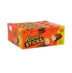 REESE’S Sticks Chocolate Dessert Snack – King Size, 3 oz, 24-Pack