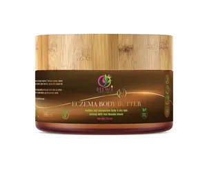 Hiwi Organic Eczema Body Butter - 100% Natural Shea Butter, Vitamin E, Manuka Honey, Vegan & Cruelty-Free for Dry Itchy Skin