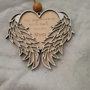 Double Wing Memorial Heart - Perfect for Remembrance