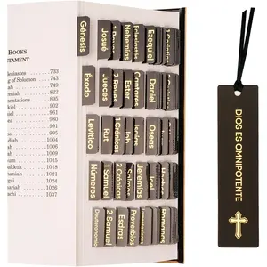 Spanish  Tabs for Women and Men, separadores de biblia en espaol, Retro Theme, 75 Large Print  Tabs & 1 Bookmark, Laminated  Index Tabs for Study , Easy to Read and Apply