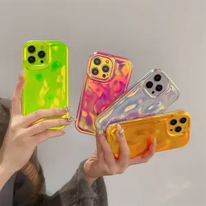 Laser gradient meteorite pattern for iPhone 16pro max phone case Apple 15 new 1413 premium feeling