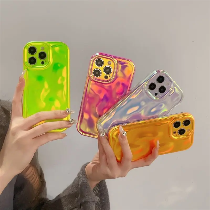 Laser gradient meteorite pattern for iPhone 16pro max phone case Apple 15 new 1413 premium feeling