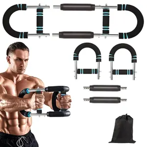 Arm Trainer, Adjustable Chest Workout Equipment, Arm Trainer for Men, Chest Trainer for Men, Shoulder Muscle Training, Portable Spring Resistance Home Fitness Equipment