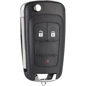 Key Fob Keyless Entry Remote Compatible with Chevy Equinox| Chevrolet Sonic| GMC Terrain Key Replacement OHT01060512- 3 Buttons