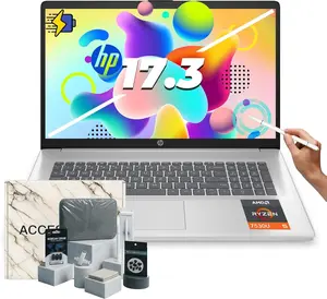 HP 17.3-inch Flagship Touchscreen Laptop - Win 11 Pro, AI-Powered Copilot, AMD R5-7530U, 17.3" HD+ BrightView Display, Wi-Fi 6, 8GB RAM, 512GB SSD