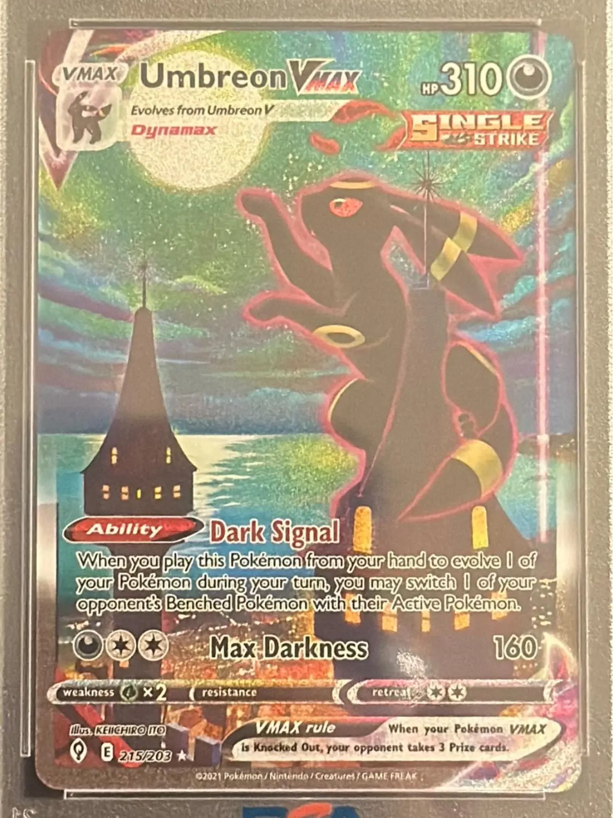 Evolving Skies Umbreon VMAX #215 PSA Gem Mint 10 - TikTok Shop Evolving Skies Umbreon VMAX #215 PSA Gem Mint 10 - TikTok Shop
