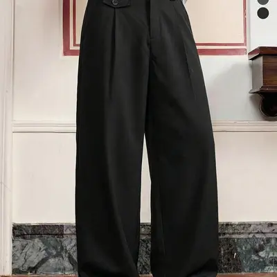 Mens Wide Leg Dress Pants - TikTok Shop Mens Wide Leg Dress Pants - TikTok Shop