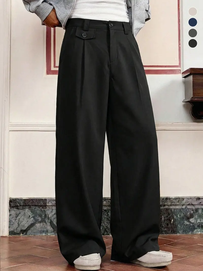 loose dress pants men - TikTok Shop loose dress pants men - TikTok Shop