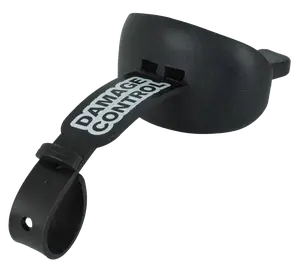 Black Lip Guard with Permanent Strap