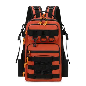 DeepJaw Outfitters Waterproof Fishing Backpack with Large Capacity, Tactical Bait Fishing Backpack - Adventure Equipment for Every Fisherman