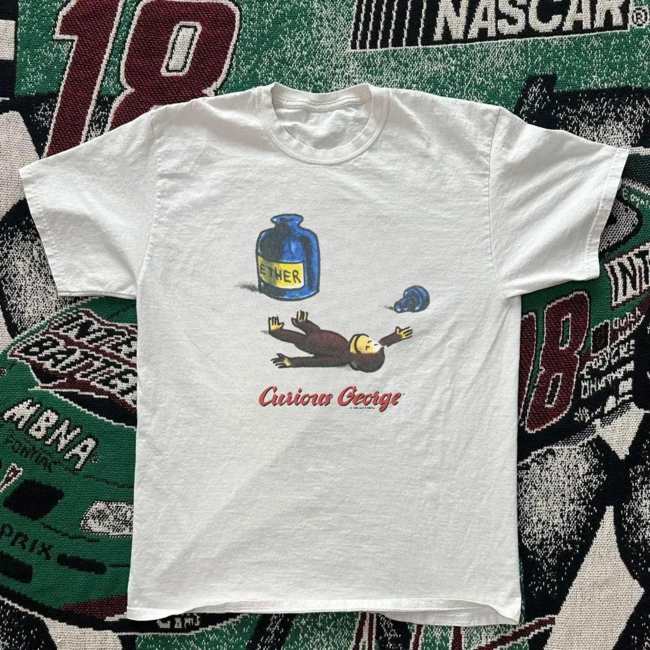 Curious George Monkey Graphic Tee Gildan  T-shirt