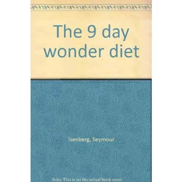 Used Book: The 9-Day Wonder Diet by Seymour Isenberg, Hardcover, Good Condition, 277 Pages, 0.8 lbs