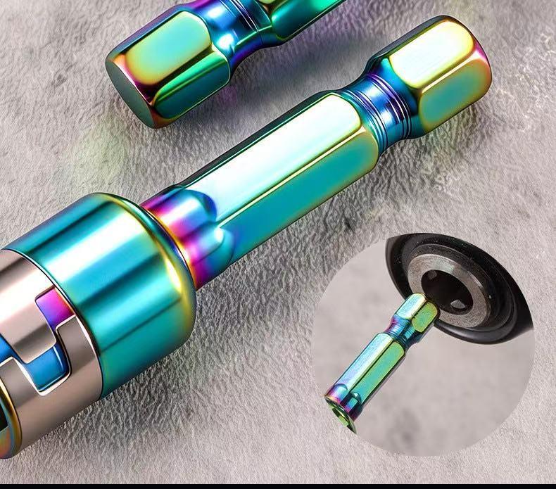 Non-Magnetic Steel Ball Socket Sleeve, Durable Impact Socket Adapter for Power Drill & Wrench, Heavy Duty Repair Tool