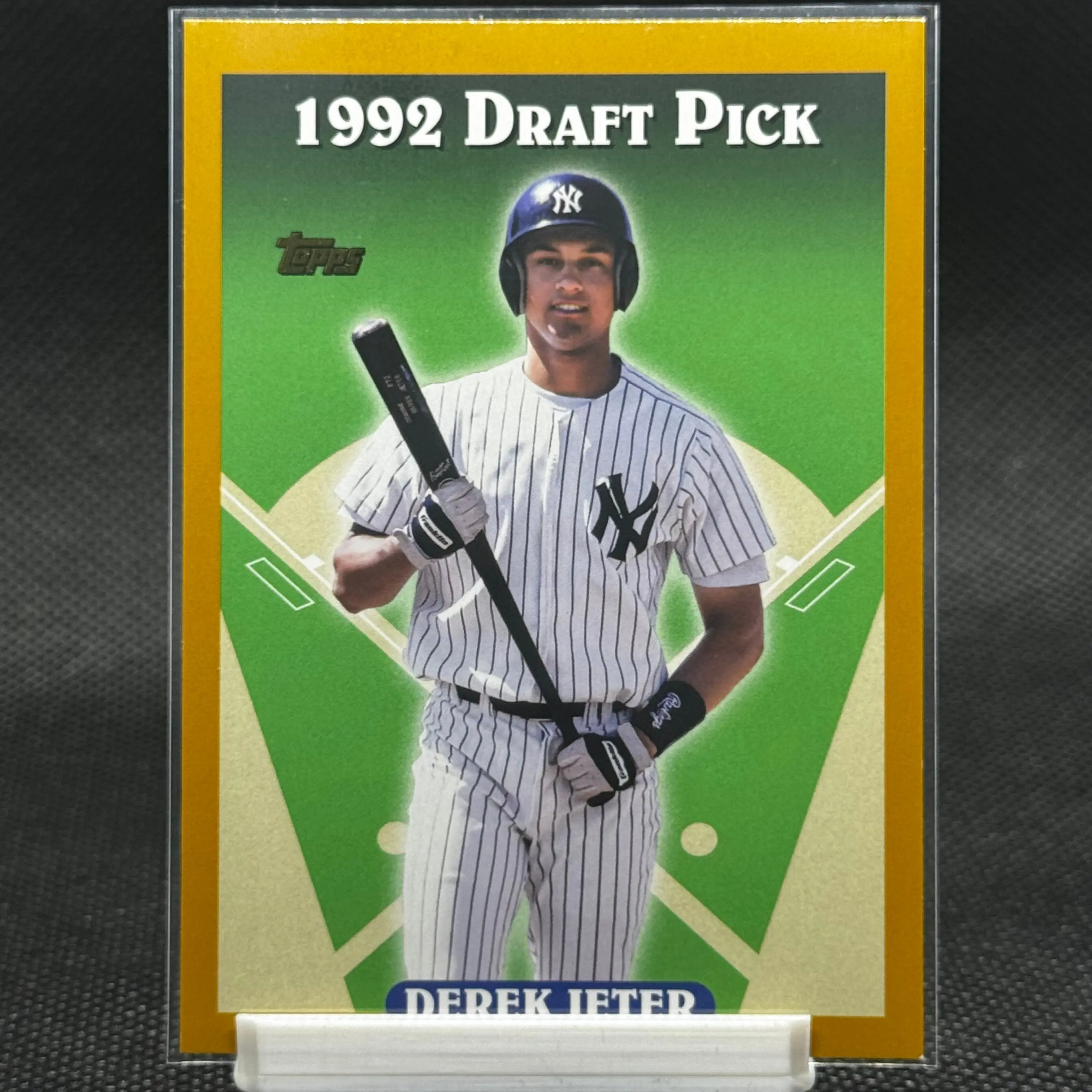 2026 Topps Series 2 Derek Jeter Through The Years Golden Mirror SSP Single Card (1993 #98 RC Design), Through Years