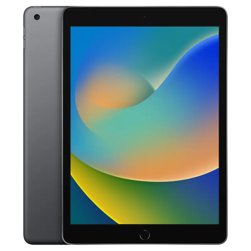 Apple iPad 10.2" (9th Gen) 64GB WiFi Refurbished Fair Condition Tablet, A13 Bionic Chip, Space Gray, 2160x1620 LCD Touchscreen, Compatible with Apple Pencil (1st Gen), Model A2602, Includes Charging Cable