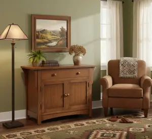 Mission Oak Cabinet - Walnut