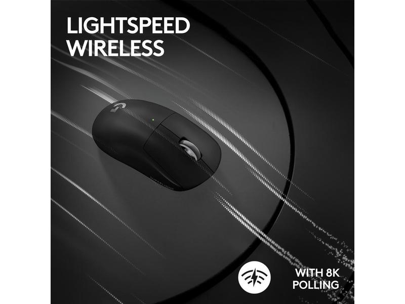 Logitech G PRO X SUPERLIGHT 2 Lightspeed Wireless Gaming Mouse, Lightweight, LIGHTFORCE Hybrid Switches, Hero 2 Sensor, 44,000 DPI, 5 Programmable Buttons, USB-C Charging, PC & Mac