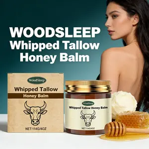 WOODSLEEP Whipped Tallow Honey Balm - Tallow & Honey Deep Hydrating Firming Moisturizing Balm for All Skin Types
