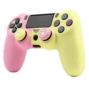 Soft Silicon Protective Skin Cover For PLAYSTATION4 Controller Skin Covers Video Gamepad Accessories for PS4 Joystick Cases