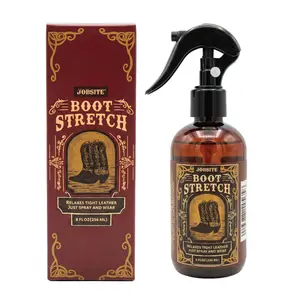 JobSite Boot Stretcher Spray - Shoe Stretch Spray & Leather Softener For Cowboy Boots & Fashion Shoes - 8.5 oz