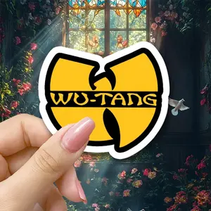 Wutang Sticker Vinyl Decal, Matte Finish, Perfect for Cars, Laptops, Windows & More, Durable & Easy to Apply, Ca Prop 65 Compliant