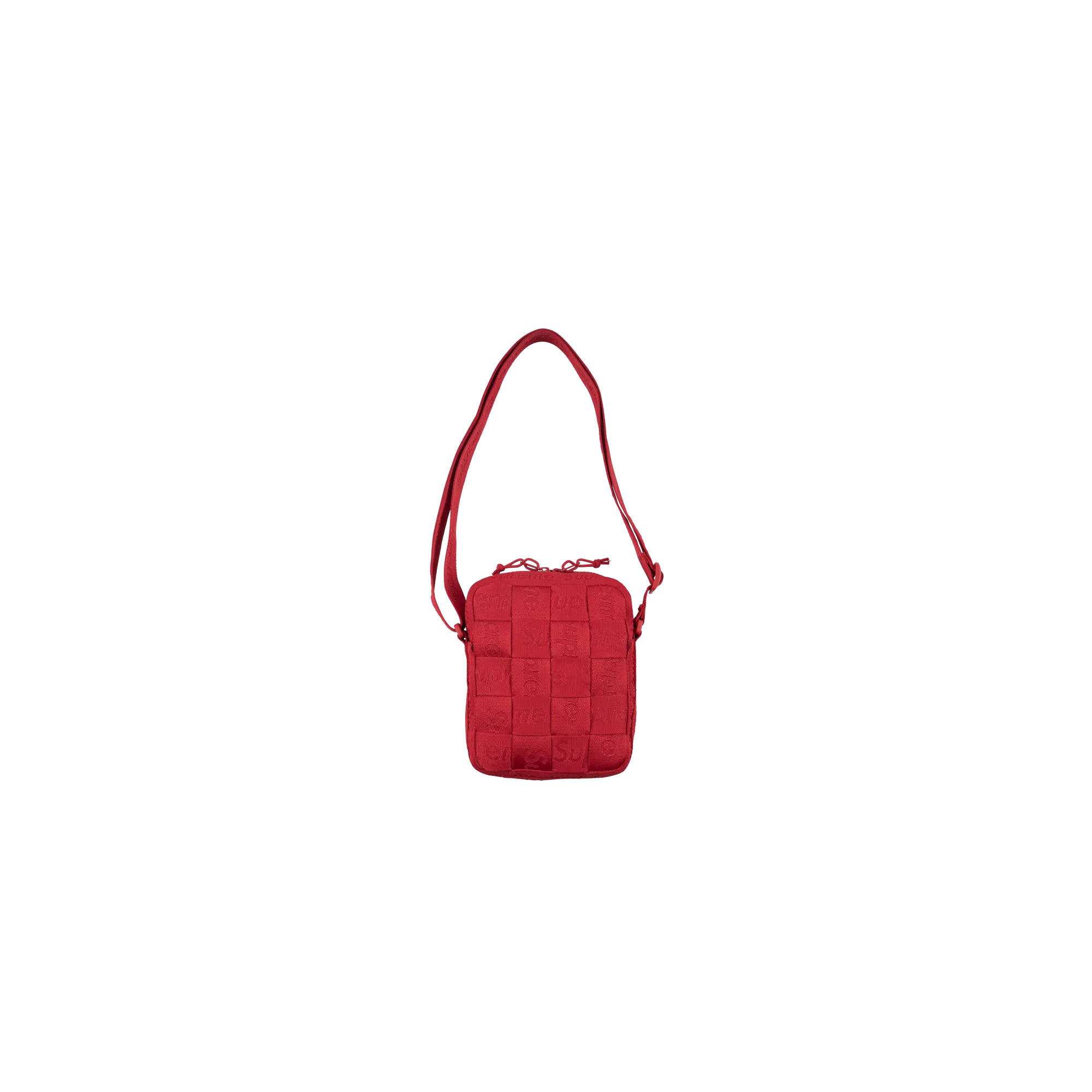 Supreme Woven Shoulder Bag "Red" SU556