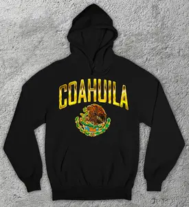 Gold State COAHUILA Mexico Unisex Pullover Hoodie / T-Shirt. Limited Edition!