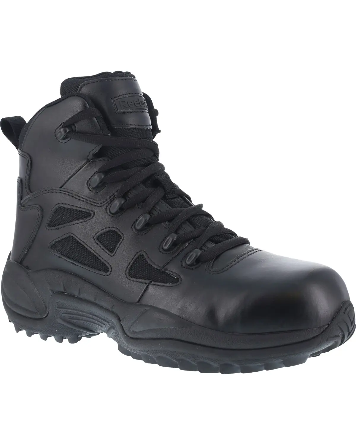 Reebok Women's Women'S Stealth 6" Lace-Up Side Zip Work Boot Composite - Rb864
