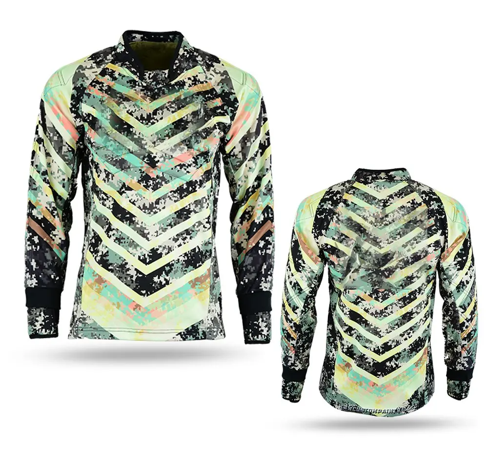 Galaxy High Quality Paintball Long Sleeve Padded Lightweight Jersey Cemo - 1330
