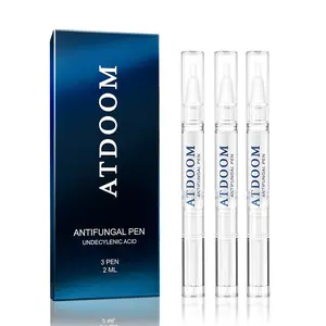 3-Pack Twist Pen,Antifungal Pen -CuresMost Athlete's Foot, vock ltch, and Ringworm-25% Undecylenic Acid with Tea Tree, CloveBud & Aloe,Toenail Fungus Pen 5 Davs ExtraStrength Nail Repair and Renew Discolored solution Manicure