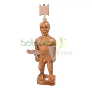Oshe Shango 16"Alto X 4"Ancho Tallado en Cedro