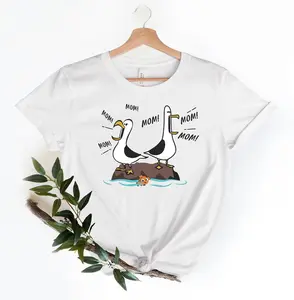 Mom Mom Mom Nemo Seagull T-Shirt, Finding Nemo Shirt, Matching Family Vacation Tee