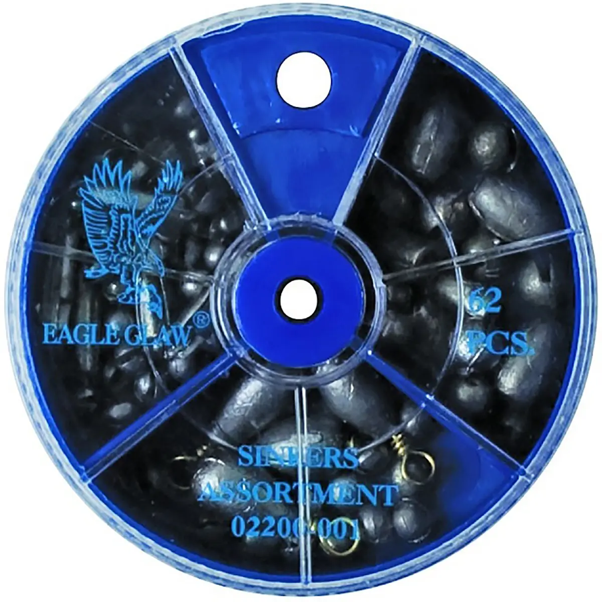 Eagle Claw Assorted Sinkers Dial Pack