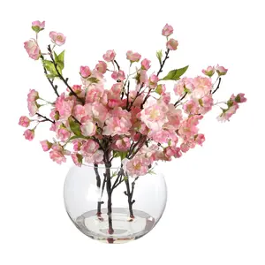 Cherry Blossom In Glass Illusion 14" by Valerie