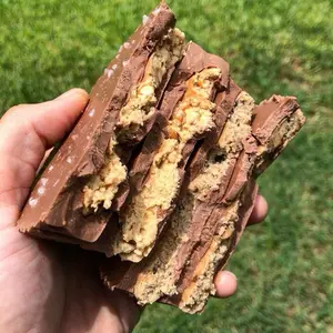 Treatly GIANT Peanut Butter Cups Oversized - Gooey Chocolate Treat Snack GLUTEN FREE - TIKTOK VIRAL - 5oz