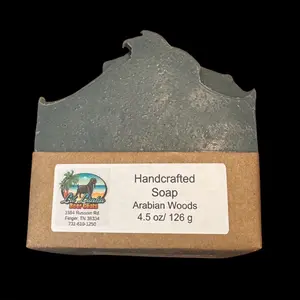 Arabian Woods Scented Goat Milk Soap 4.5 oz - Moisturizing Body Care with Chypre, Gardenia, and Warm Spices - Comfort skin Aroma Cleanser Cleansing