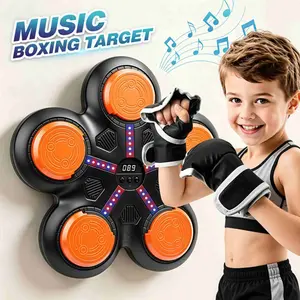 Smart Bluetooth Boxing Machine, Suitable for Ages 3+, Wall-mounted Space-saving Design, Accurate Counting & Sensitive Response, Fun Interactive Fitness for Indoor & Outdoor, Ideal for Exercise & Stress Relief, Includes Charging Cable & Boxing Gloves, Perf