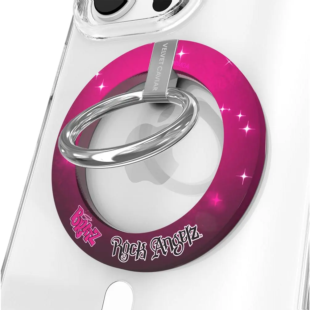 Velvet Caviar Bratz Rock Angelz Airbrush MagSafe Phone Ring Holder - Stylish Magnetic Smartphone Accessory, 1600g Magnet Cellphone Grip & Stand for iPhone & Cases, Accessories, Magnetic Phone Holders