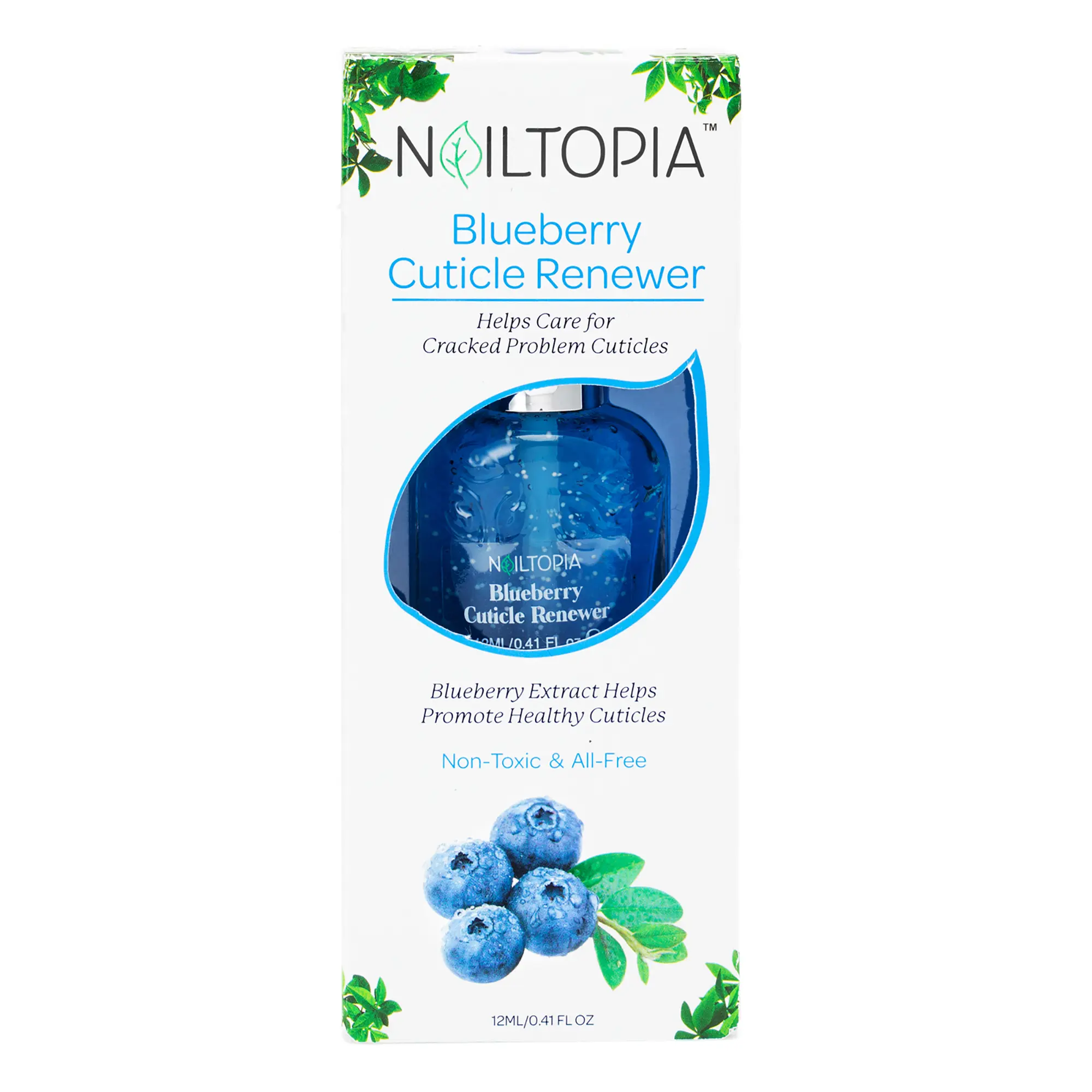 Cuticle Renewer - Blueberry by Nailtopia for Women - 0.41 oz Nail Treatment