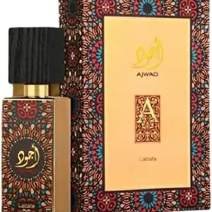Lattafa Ajwad Eau De Parfum Spray for Unisex, 2.0 Ounce Perfume Fragrance