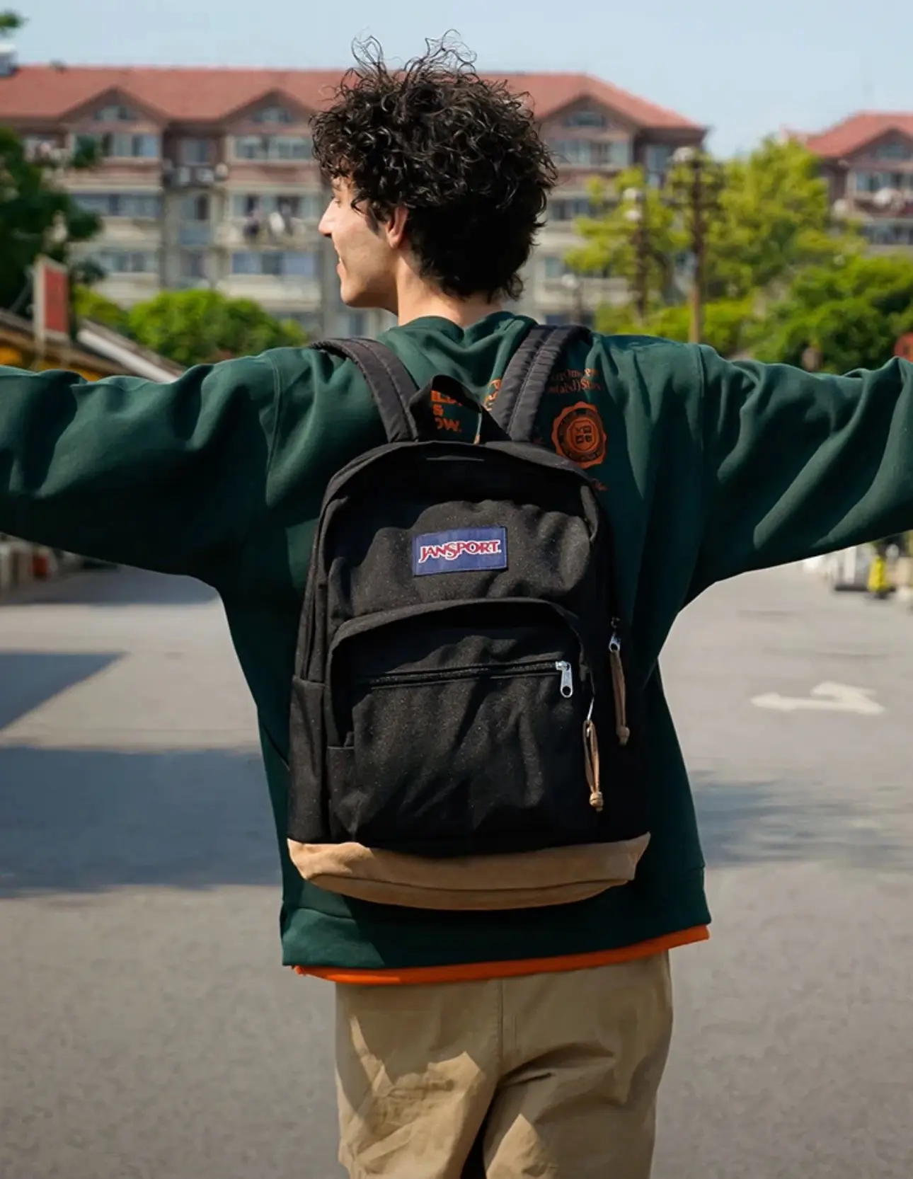 JanSport Right Pack BackpackDurable Daypack with Padded 15" Laptop Sleeve, Spacious Main Compartment & Integrated Water Bottle Pocket sports backpack