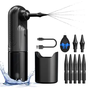 Ear Wax Removal - Electric Ear Irrigation Cleaning Kit - Water Powered Ear Cleaner with 4 Pressure Modes - Safe and Effective Ear Cleaning Tool - 12 Ear Tips, Water Resistan