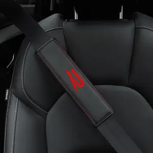 Car Seat Belt Shoulder Pad, Breathable Comfortable Car Seat Belt Cover, Universal Car Interior Accessories for Volkswagen R