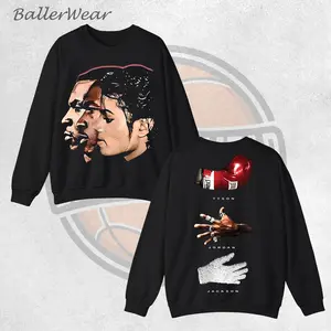 Jordan Tyson Jackson Tee , Three of Mike Goat Unisex Graphic Crewneck Cotton, Music x Sport Shirt, Perfect Gift for Men and Women